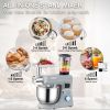 VEVOR 5 IN 1 Multifunctional 7.4 Qt Stainless Bowl Electric Stand Mixer with 6 Speeds, Tilt-Head, LCD Screen