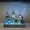 20 Inch LED Lighted Liquor Bottle Display Shelf with App & Remote Control