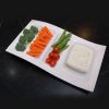 (Set of 2) Fine China Taco Platter, Stackable