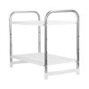 2 Tier Under Sink Organizer Retractable Kitchenware Rack- 55LBS Max Load