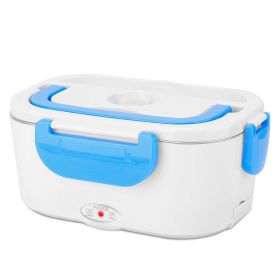 1L Portable Electric Heating Lunch Box w/ 2 Removable Compartments