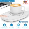 Coffee Mug Warmer - Auto Shut Off, Electric Beverage Warmer Mat 125.6℉