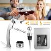3Pcs Stainless Steel Corkscrew Bottle Opener Set
