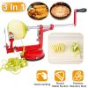 3-in-1 Manual Apple Peeler and Corer w/ Zinc Alloy Suction Base