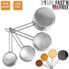4Pcs Stainless Steel Measuring Utensils