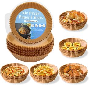 100 Pcs Round Non-Stick Air Fryer Disposable Parchment Paper
