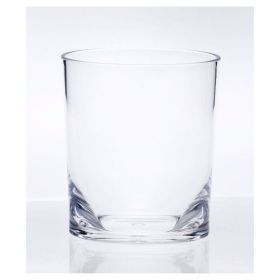 Set of 4 (12oz) Double Old Fashion Acrylic Glasses