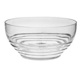 Large Swirl Design Acrylic Serving Bowl, BPA Free