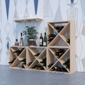 24 Bottle Stackable Modular Wine Storage