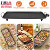 1400W Electric Non-Stick Grill Hot Plate for Table Top