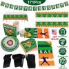 171 Pcs Baseball Themed Party Disposable Tableware & Decorations Set, Serves 24 Guests