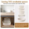 9Pcs Nonstick Cookware Set With Detachable Handles & Tempered Glass Lids