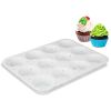 Nonstick Silicone Muffin Pans, 2 Pack