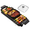 3.7 Quart 2-in-1 Electric Hot Pot with Grill