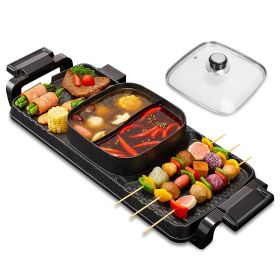 3.7 Quart 2-in-1 Electric Hot Pot with Grill