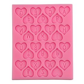 Heart-Shape Letters Silicone Mold Bakeware