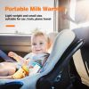 Portable 5-Temperature Adjusting Baby Milk Warmer with Fast Charge Adapter