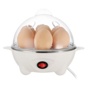 7-Capacity Electric Egg Cooker With Auto-Off And Measuring Cup