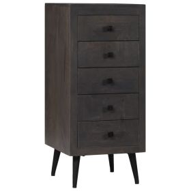 vidaXL Sideboard Solid Mango Wood 15.7x15.7x35.8"