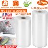 2 Rolls of Vacuum Sealer Bags, 7.67in x 49ft