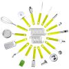 34 Pcs Stainless Steel Cooking Utensils