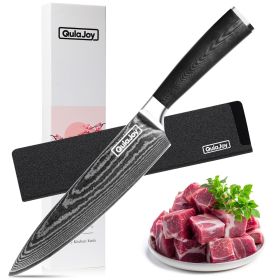 8 Inch Qulajoy Japanese Damascus steel Chef Knife And Sheath