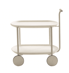 Small Double-layer Pushcart, Storage Cart, Minimalist Style
