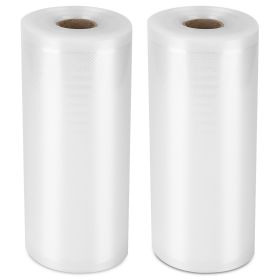 2 Rolls of Vacuum Sealer Bags, 7.67in x 49ft