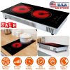 110V Dual Induction Burners Electric Cooktop