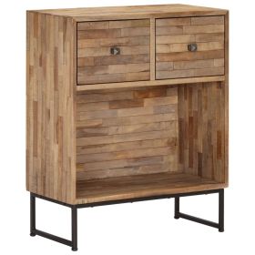 vidaXL Sideboard Reclaimed Teak Wood 25x12x29.5 (WxDxH)
