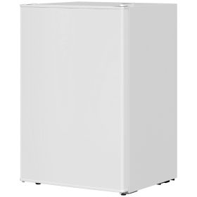 2.5 Cu.Ft Mini Fridge, Single Door with Freezer, White