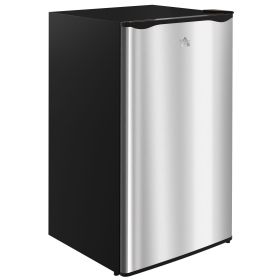 3.2 Cu.Ft Mini Fridge Freezer, Single Door with Adjustable Thermostat