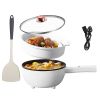 Portable Non-Stick Electric Hot Pot with Long Handle Spatula