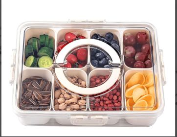 Portable divider plates with lids and handles