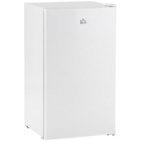 3.2 Cu.Ft Mini Fridge with Freezer, Single Door with Adjustable Thermostat