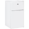 3.2 Cu.Ft Double Door Mini Fridge with Freezer