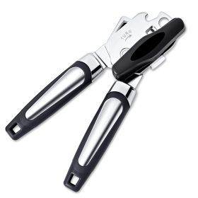 Handheld Manual Can Opener With Stainless Steel Cutting Blade