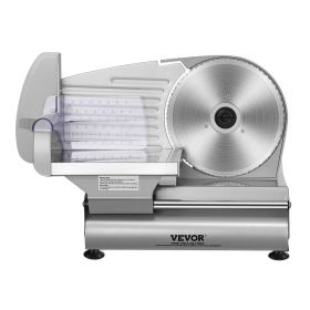 VEVOR 180W Electric Deli Food Slicer with 7.5" Stainless Steel Blade and Blade Guard