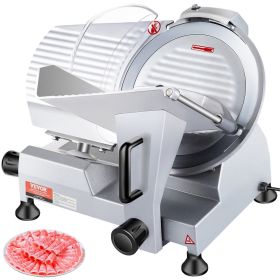 VEVOR 240W Commercial Food Slicer, Electric, 10 inch Carbon Steel Blade  350-400RPM