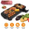1300W Smokeless Non-Stick Electric Shabu Shabu Hot Pot with Grill, 2 In 1