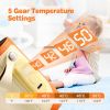 Portable 5-Temperature Adjusting Baby Milk Warmer with Fast Charge Adapter