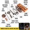 13 pcs Bamboo Stand Bartender Kit Set