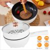 Portable Non-Stick Electric Hot Pot with Long Handle Spatula
