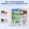 2.5 Cu.Ft Mini Fridge, Single Door with Freezer, White