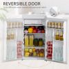 3.2 Cu.Ft Mini Fridge with Freezer, Single Door with Adjustable Thermostat