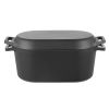 3.5 Quart Enameled Cast Iron Dutch Oven with Lid and Dual Handles