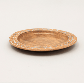 13inch Artisan Wood Charger Plate