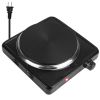 1500W Portable Electric Single Burner Hot Plate with 5 Temperature Adjustments & Non Slip Rubber Feet
