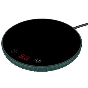 Electric Cup Warmer - Auto Off, Timer Setting, 2 Temperature Levels (Option: Green)