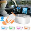 1L Travel Thermal Bento Box, Portable Food Warmer w/ 2 Removable Compartments and 1 Spoon 